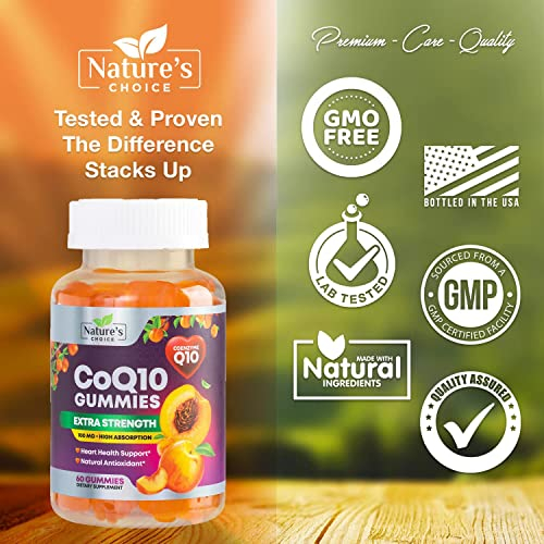 Foto 4 pulgar | Gummies Nature's Choice Coq10 100 Mg Para La Salud Cardíaca De Los Adultos - Venta Internacional.
