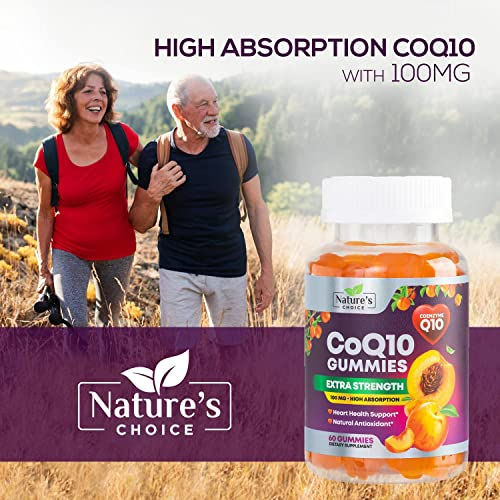 Foto 5 pulgar | Gummies Nature's Choice Coq10 100 Mg Para La Salud Cardíaca De Los Adultos - Venta Internacional.