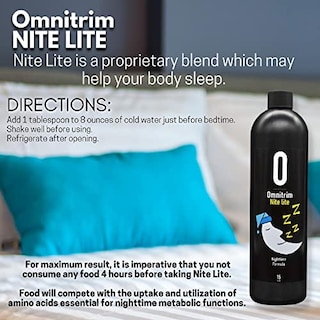 Foto 2 | Suplemento Omnitrition Omnitrim Nite Lite 450 Ml, 30 Porciones - Venta Internacional.