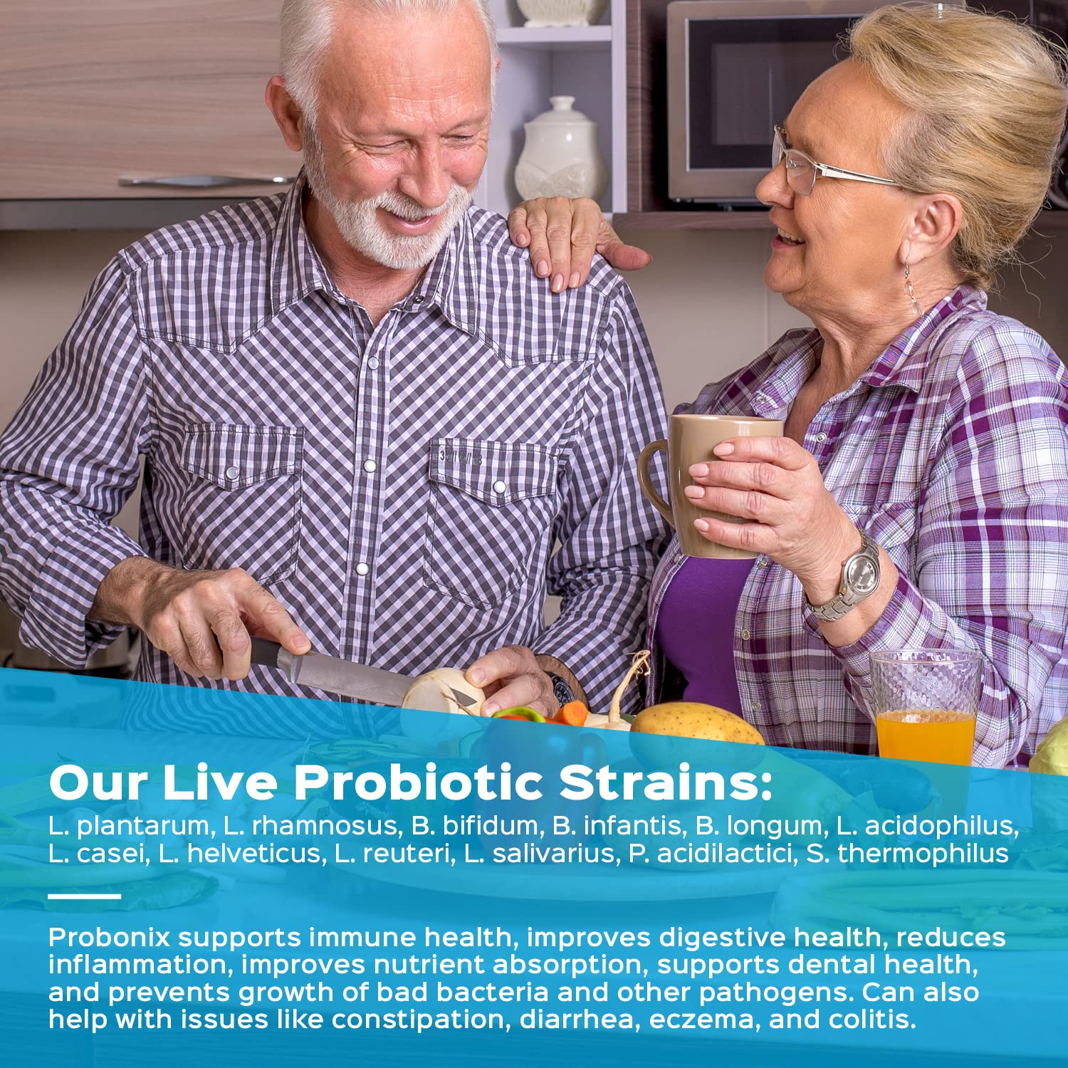 Foto 5 | Probióticos Probonix Probonix Para Adultos Orgánicos Sin Ogm - Venta Internacional.