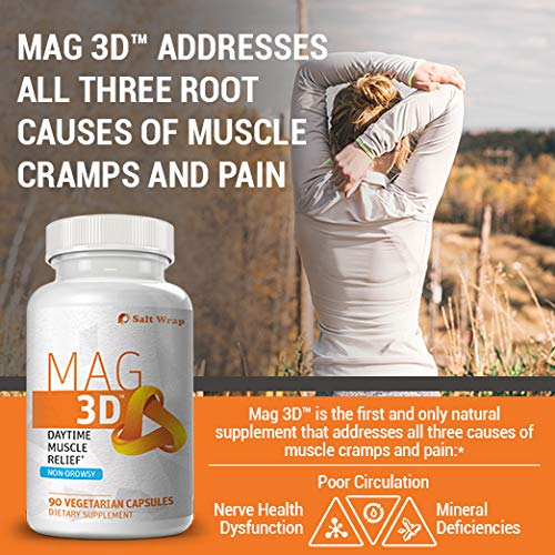 Foto 6 pulgar | Píldoras De Relajación Muscular Diurna Supplement Saltwrap Mag 3d - Venta Internacional.