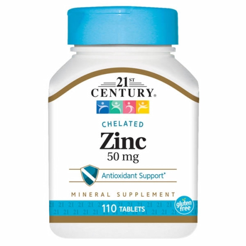 Suplemento 21st Century Zinc 110 Tabletas - Venta Internacional.