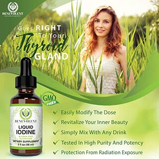 Foto 3 | Suplemento Benevolent Nouriment Liquid Yodo Potasio 60 - Venta Internacional.