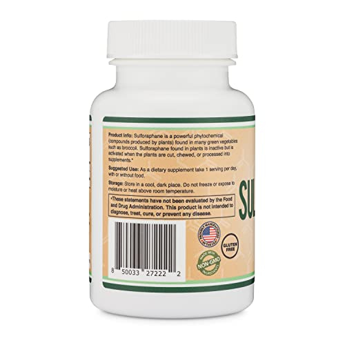 Foto 4 pulgar | Suplemento De Sulforafano De Doble Madera, 20 Mg, 120 Cápsulas - Venta Internacional.