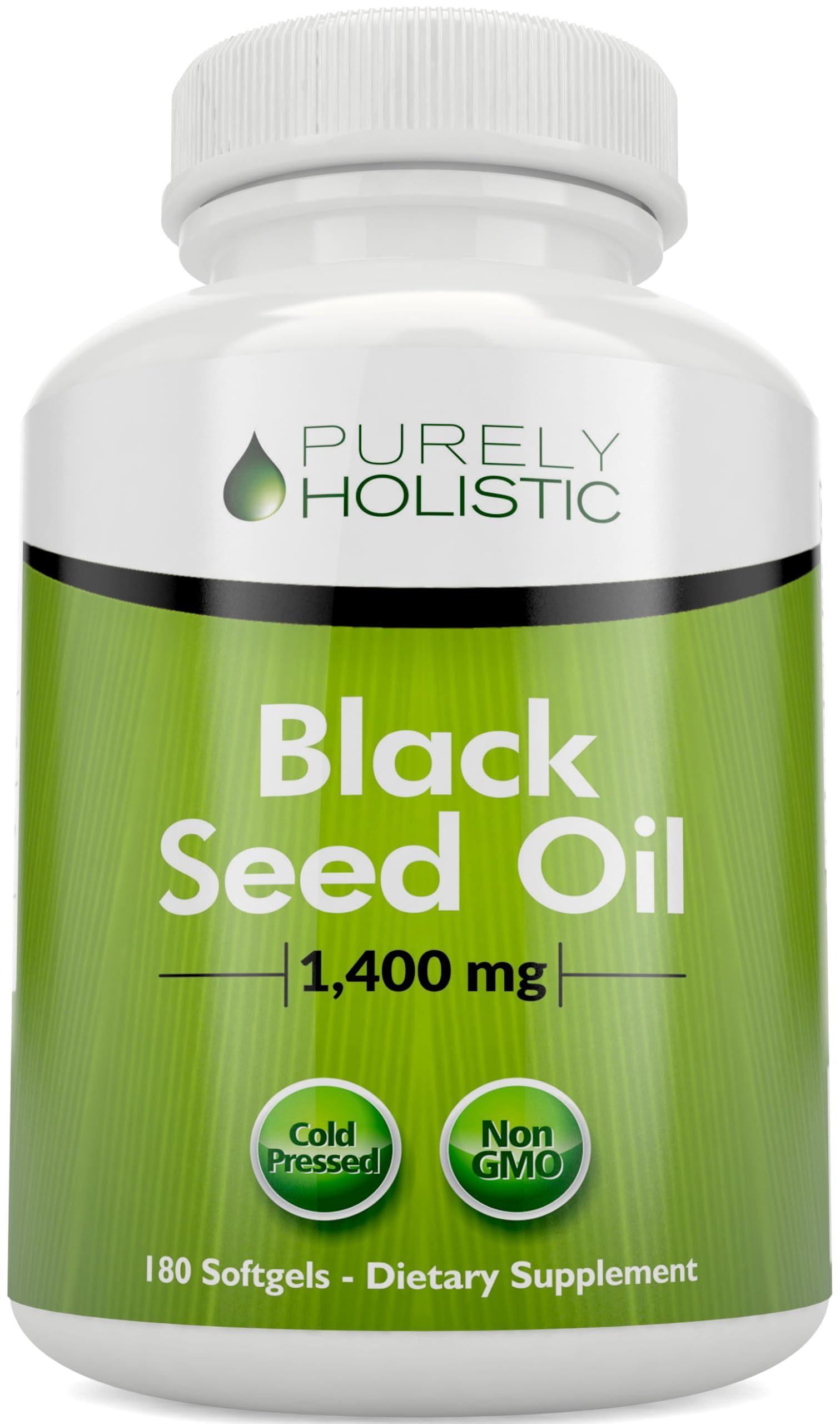 Foto 1 | Suplemento De Aceite De Semilla Negra Purely Holistic 1400 Mg 180 Cápsulas - Venta Internacional.