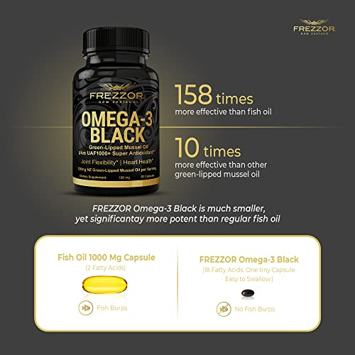 Foto 4 pulgar | Suplemento Frezzor Omega 3 Black Joint Care 60 Cápsulas Blandas - Venta Internacional.