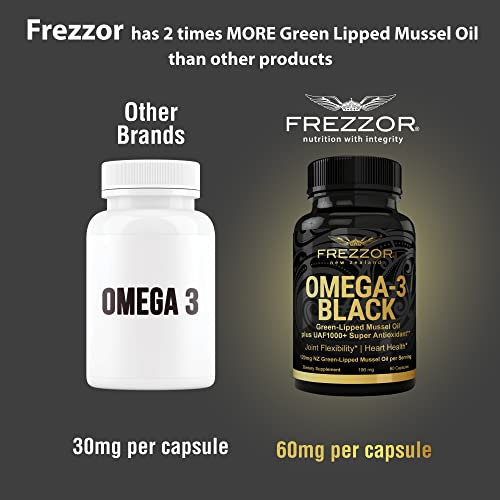 Foto 5 pulgar | Suplemento Frezzor Omega 3 Black Joint Care 60 Cápsulas Blandas - Venta Internacional.