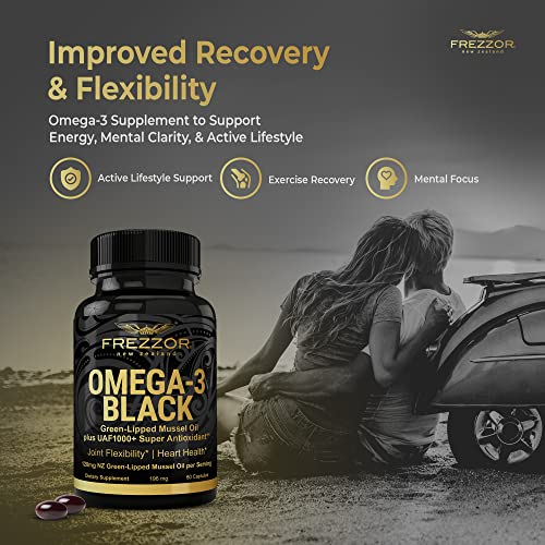 Foto 7 pulgar | Suplemento Frezzor Omega 3 Black Joint Care 60 Cápsulas Blandas - Venta Internacional.
