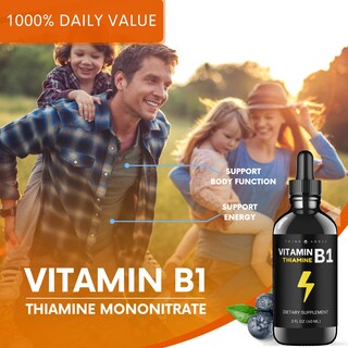 Foto 4 | Gotas Líquidas De Mononitrato De Tiamina Con Vitamina B1, 12 Mg, 30 Ml - Venta Internacional.