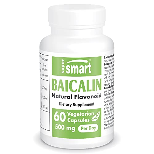 Foto 2 pulgar | Suplemento Supersmart Baicalin 500 Mg Scutellaria Baicalensis - Venta Internacional.