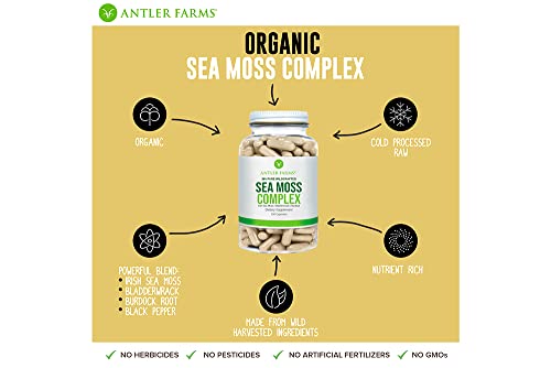 Foto 5 | Suplemento Antler Farms Sea Moss Complex 130 Cápsulas - Venta Internacional.