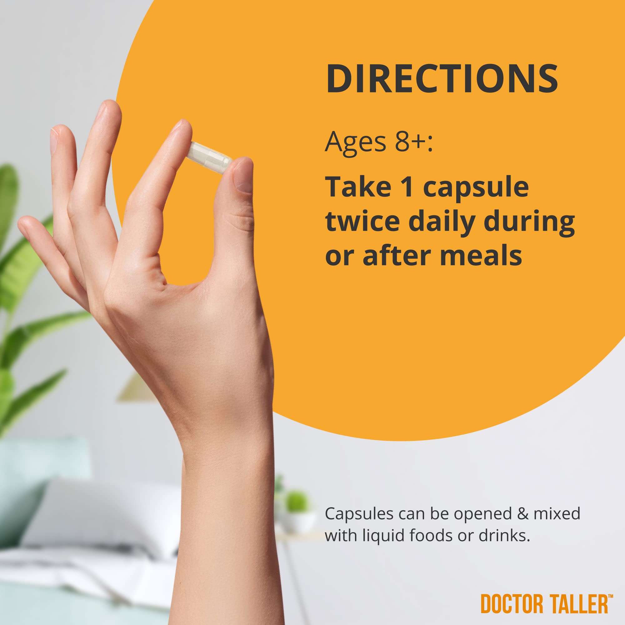 Foto 5 pulgar | Suplemento De Crecimiento En Altura Nubest Doctor Taller Para Niños Y Adolescentes - Venta Internacional.