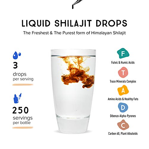 Foto 4 pulgar | Suplemento Líquido Puro De Shilajit Del Himalaya De 50 Ml Con Trazas De Mina - Venta Internacional.
