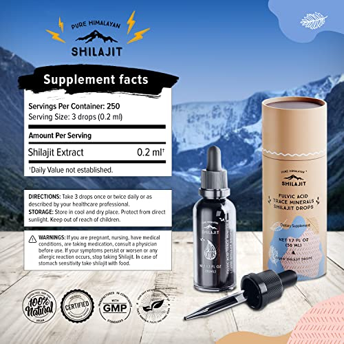 Foto 8 pulgar | Suplemento Líquido Puro De Shilajit Del Himalaya De 50 Ml Con Trazas De Mina - Venta Internacional.