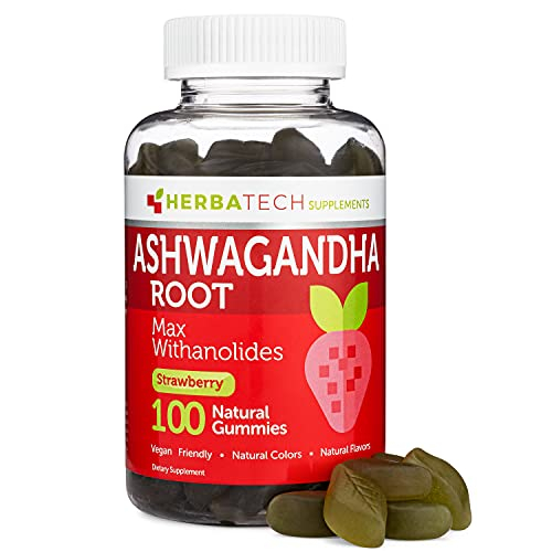 Foto 2 pulgar | Suplementos Herbatech En Gomitas Ashwagandha 1500 Mg 100 Unidades - Venta Internacional.
