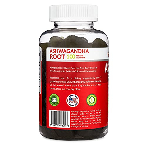 Foto 5 pulgar | Suplementos Herbatech En Gomitas Ashwagandha 1500 Mg 100 Unidades - Venta Internacional.