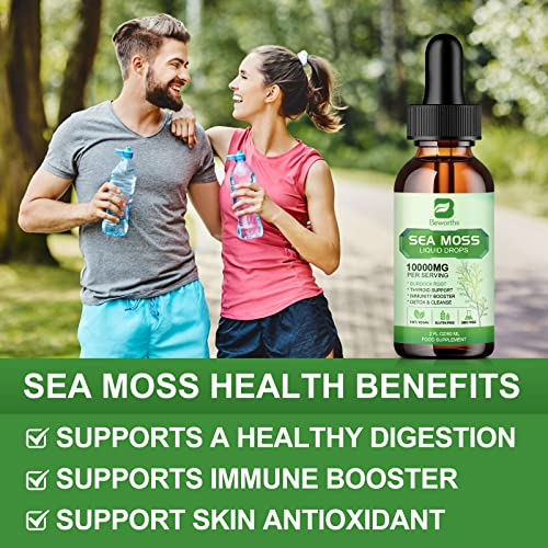 Foto 4 pulgar | Sea Moss Liquid Drops B Beworths Organic Irish 60 Ml - Venta Internacional.