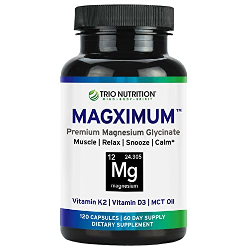 Foto 2 pulgar | Suplemento De Glicinato De Magnesio Magx De Trio Nutrition Con Vitamina E - Venta Internacional.