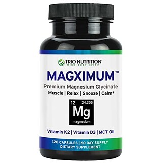 Foto 1 | Suplemento De Glicinato De Magnesio Magx De Trio Nutrition Con Vitamina E - Venta Internacional.