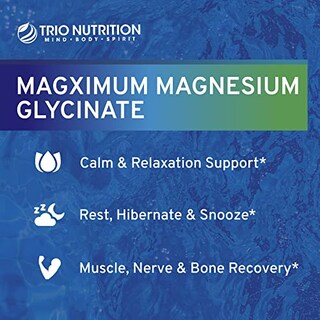 Foto 2 | Suplemento De Glicinato De Magnesio Magx De Trio Nutrition Con Vitamina E - Venta Internacional.