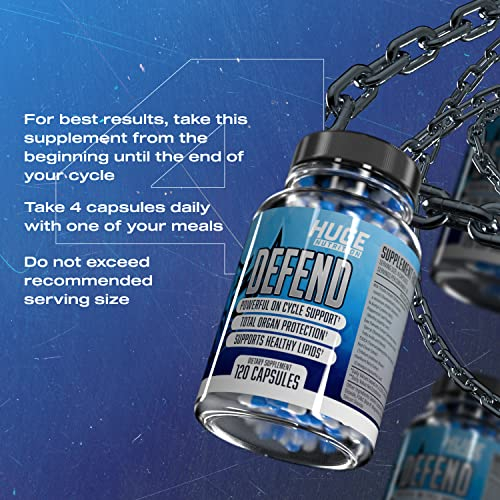 Foto 6 pulgar | Supplement Huge Supplements Defend Cycle Support 120 Cápsulas - Venta Internacional.