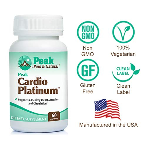Foto 4 pulgar | Suplemento Peak Pure & Natural Peak Cardio Platinum - Venta Internacional.