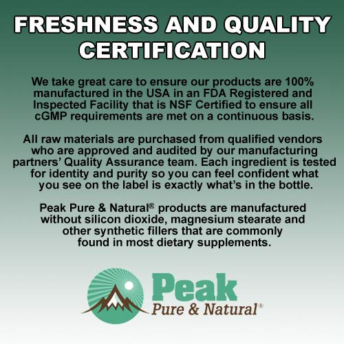 Foto 6 pulgar | Suplemento Peak Pure & Natural Peak Cardio Platinum - Venta Internacional.