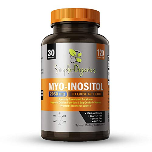 Foto 2 pulgar | Suplemento De Mioinositol De Simple-organics Con D-chiro Inositol  - Venta Internacional.