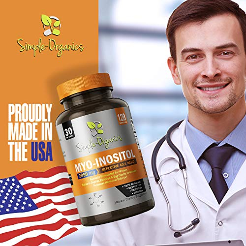 Foto 5 pulgar | Suplemento De Mioinositol De Simple-organics Con D-chiro Inositol  - Venta Internacional.
