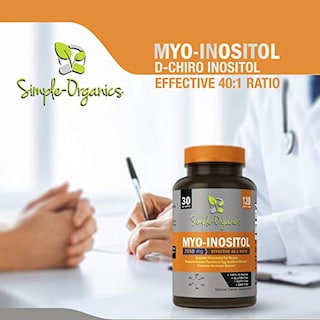 Foto 6 | Suplemento De Mioinositol De Simple-organics Con D-chiro Inositol - Venta Internacional.
