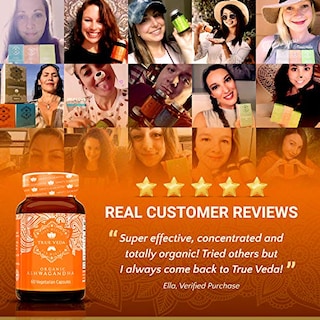 Foto 5 | Suplementos True Veda Organic Ashwagandha Ksm-66 60 Píldoras - Venta Internacional.