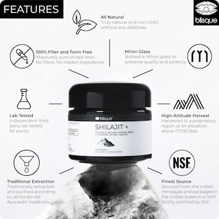 Foto 5 | Suplemento Blisque, Resina Pura De Shilajit Del Himalaya, 30 Ml - Venta Internacional.