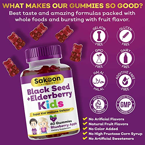 Foto 5 | Gomita De Aceite De Saúco Y Semillas Negras De Supplement Sakoon Nutrition - Venta Internacional.
