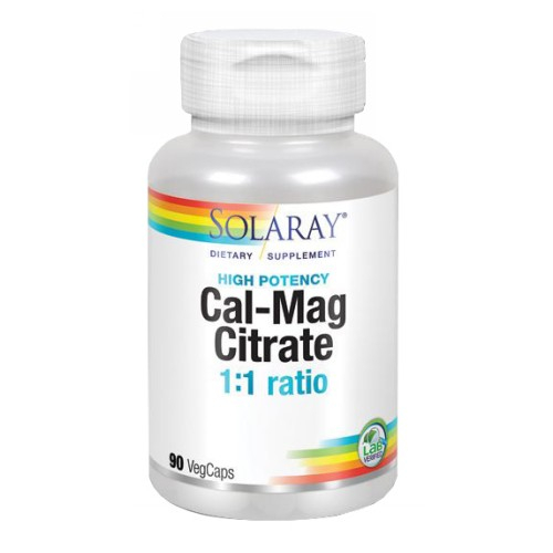 Suplemento Solaray Cal-mag Citrato 90 Cápsulas (paquete De 4) - Venta Internacional.