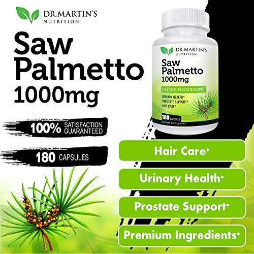 Foto 3 pulgar | Suplemento Dr. Martin's Nutrition Saw Palmetto 180 Cápsulas - Venta Internacional.