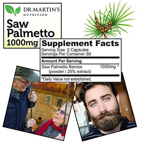 Foto 7 pulgar | Suplemento Dr. Martin's Nutrition Saw Palmetto 180 Cápsulas - Venta Internacional.