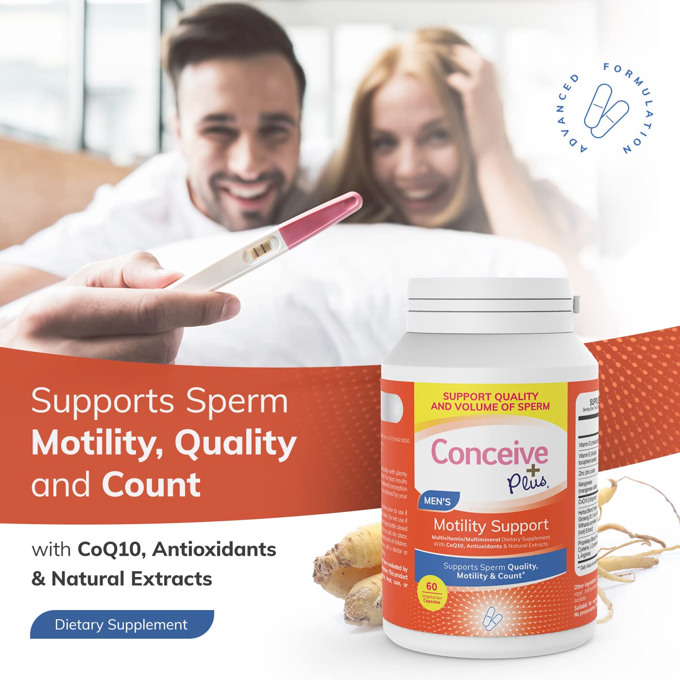 Foto 4 | Suplemento De Fertilidad Conceive Plus Motility Para Hombre 60 Cápsulas - Venta Internacional.