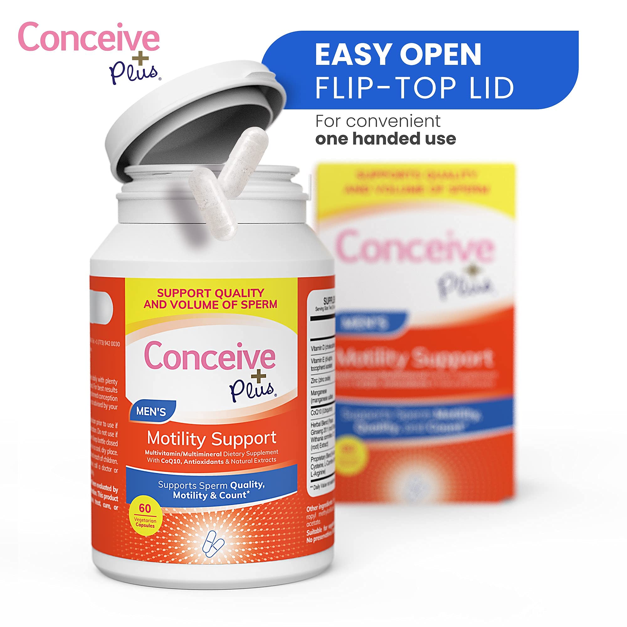 Foto 6 | Suplemento De Fertilidad Conceive Plus Motility Para Hombre 60 Cápsulas - Venta Internacional.