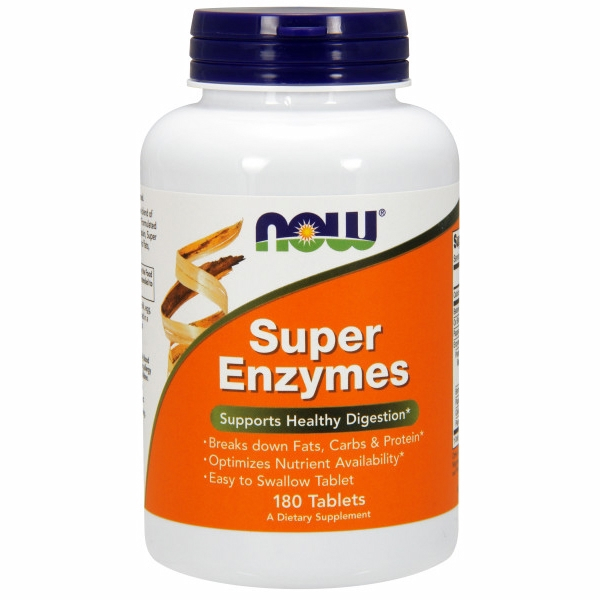 Foto 2 pulgar | Super Enzymes De Supplement Now Foods, 180 Comprimidos (paquete De 2) - Venta Internacional.