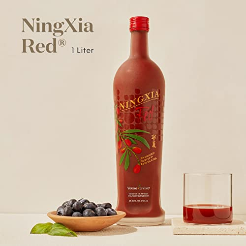 Foto 4 pulgar | Suplemento Antioxidante Rojo Ningxia De Young Living, 1 Litro (paquete De 2) - Venta Internacional.