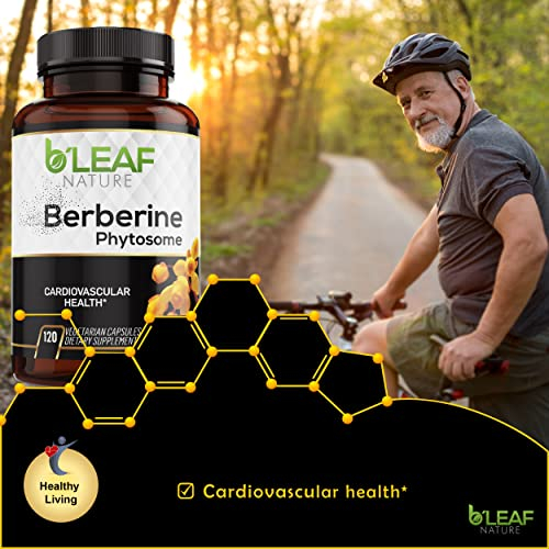 Foto 4 pulgar | Suplemento B'leaf Nature Berberine Phytosome 1100 Mg 120 Cápsulas - Venta Internacional.