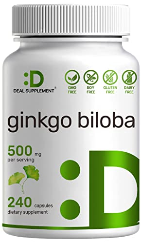 Foto 2 pulgar | Suplemento Eagleshine Vitaminas Ginkgo Biloba 500 Mg 240 Cápsulas - Venta Internacional.