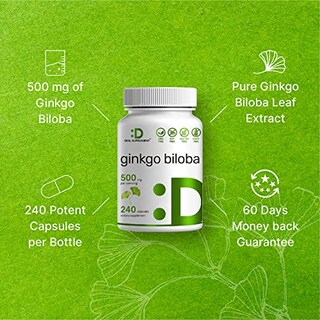 Foto 4 | Suplemento Eagleshine Vitaminas Ginkgo Biloba 500 Mg 240 Cápsulas - Venta Internacional.