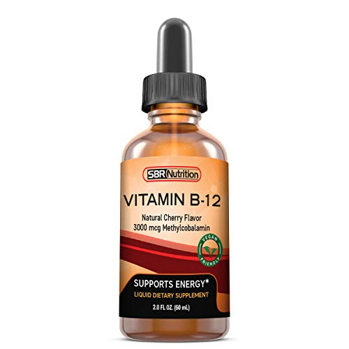 Gotas Líquidas Sublinguales De Vitamina B12 Sbr Nutrition 3000 Mcg - Venta Internacional.