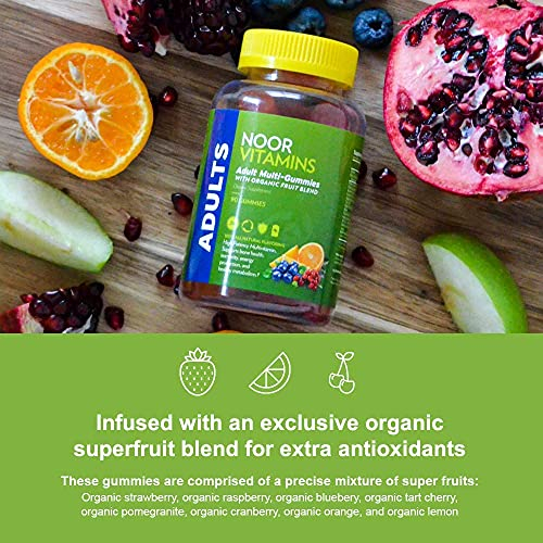 Foto 7 pulgar | Gomitas Multivitamínicas Para Adultos Supplement Noor Vitamins, Halal, 90 Unidades - Venta Internacional.