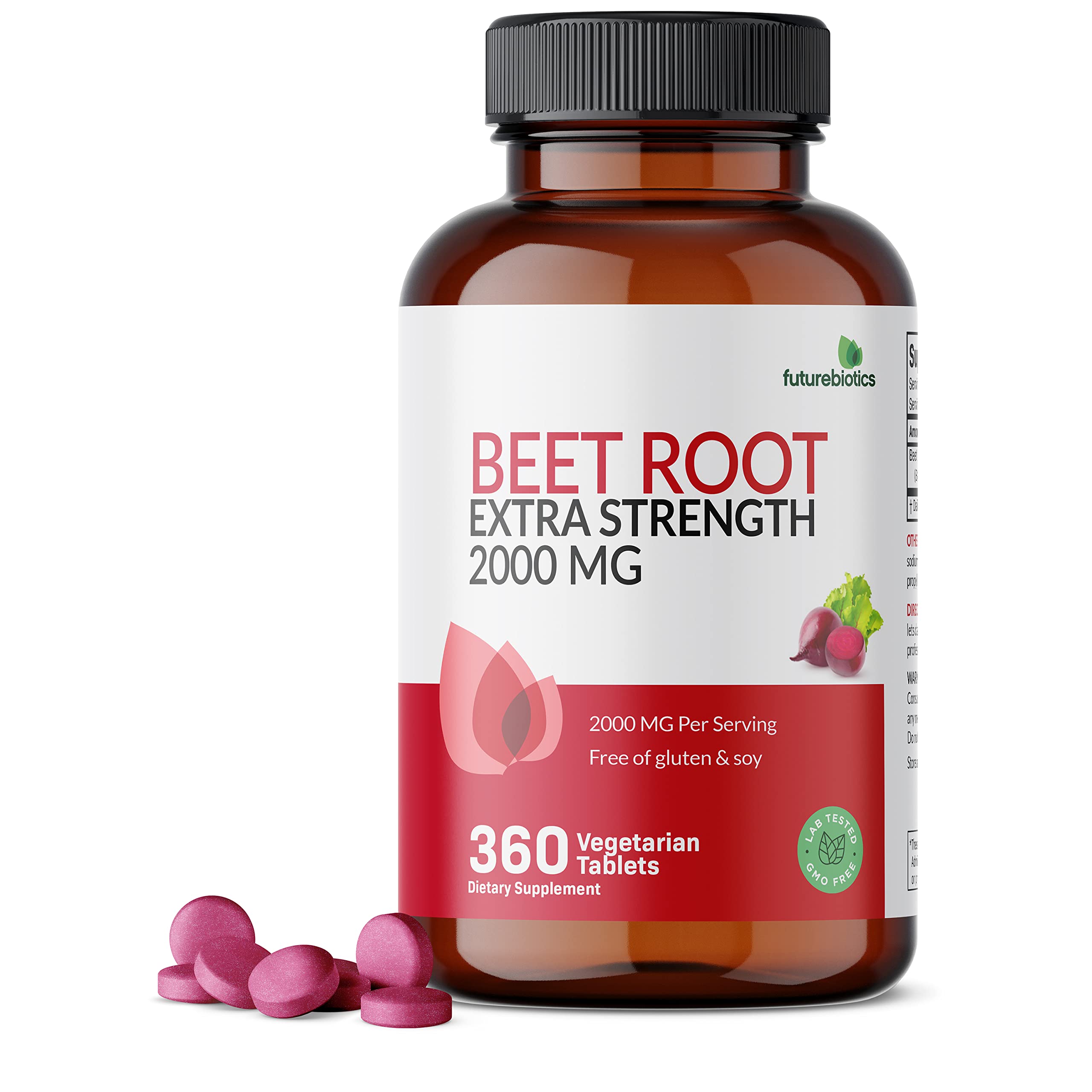 Suplemento Futurebiotics De Raíz De Remolacha Extra Fuerte, 2000 Mg - Venta Internacional.