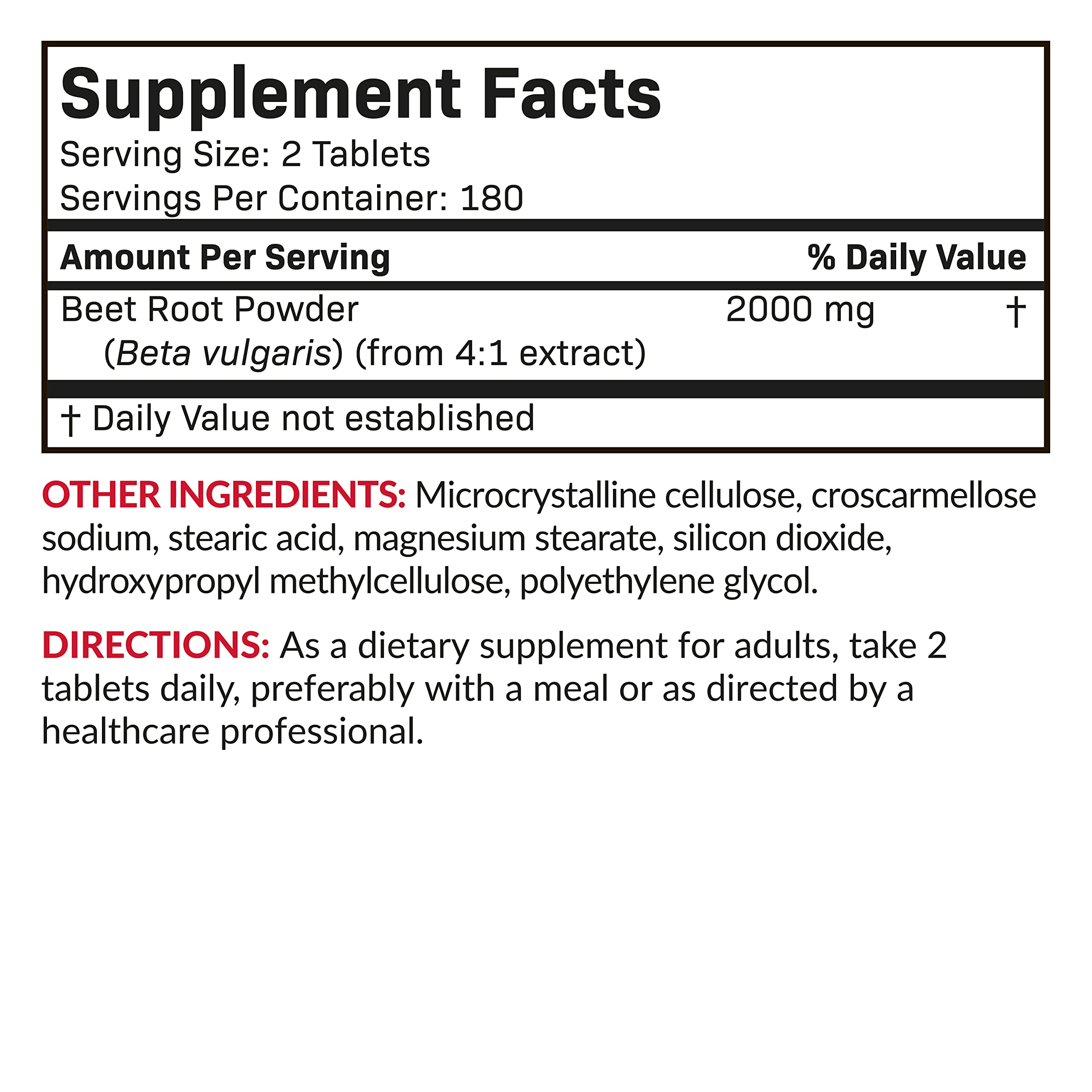 Foto 7 | Suplemento Futurebiotics De Raíz De Remolacha Extra Fuerte, 2000 Mg - Venta Internacional.