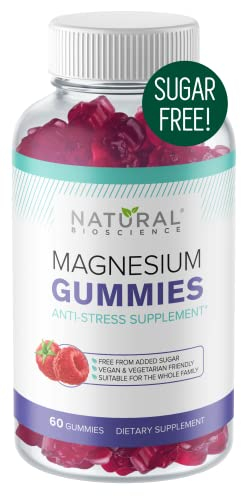 Gomitas De Magnesio Natural Bioscience Sin Azúcar, 60 Gomitas - Venta Internacional.
