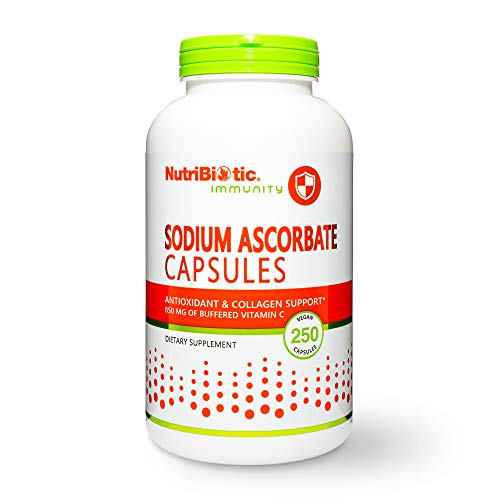 Foto 2 pulgar | Cápsulas De Vitamina C Nutribiotic, Ascorbato De Sodio, 250 Unidades - Venta Internacional.