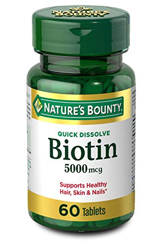 Foto 2 pulgar | Suplemento Vitamínico Nature's Bounty Biotin 5000 Mcg 60 Tabletas - Venta Internacional.